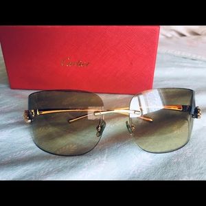 Authentic Cartier Sunglasses. Unisex.